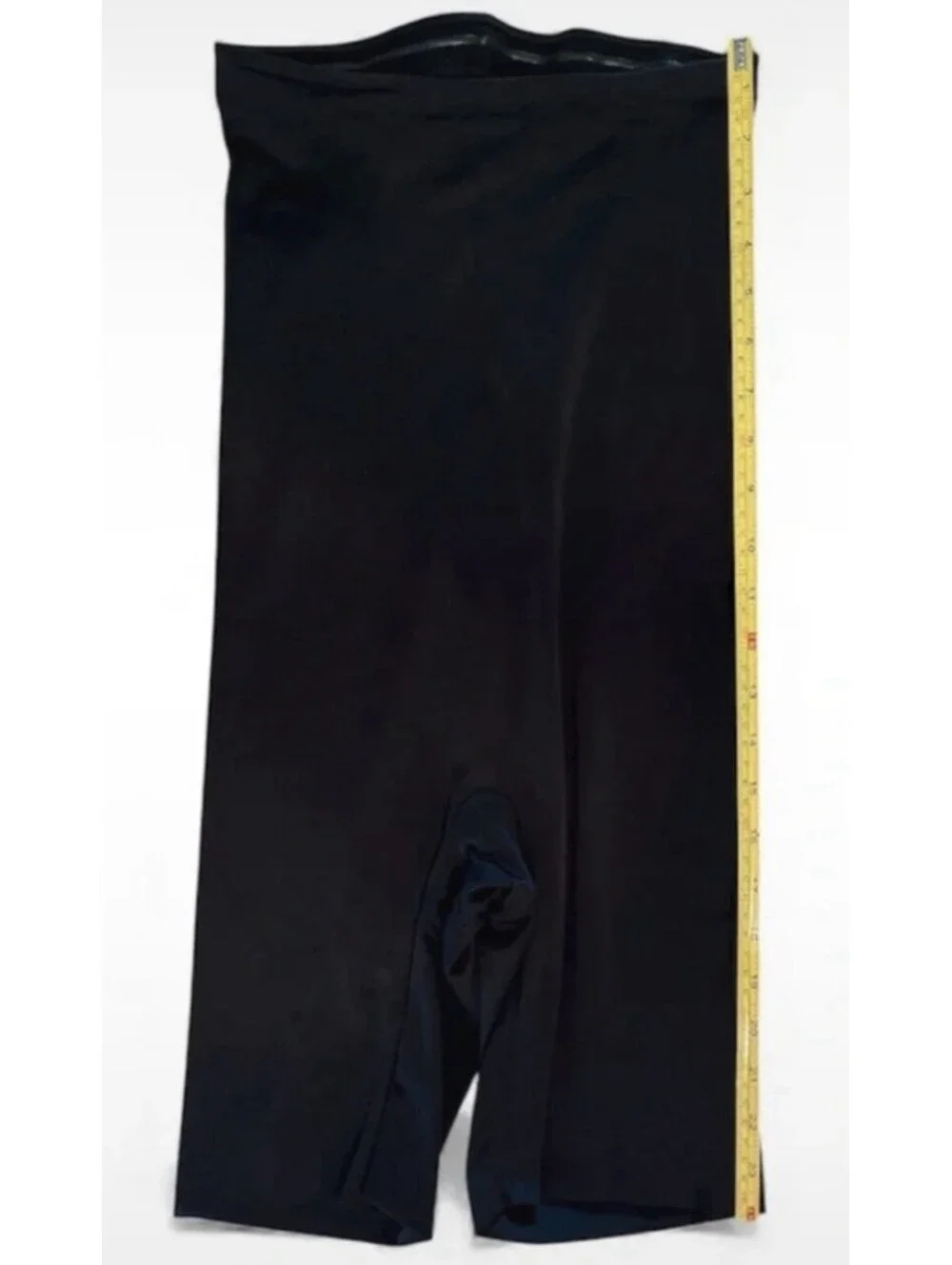 Spanx Black High Waist Smoother Shapewear Shorts Women's Medium Slimming Stretch